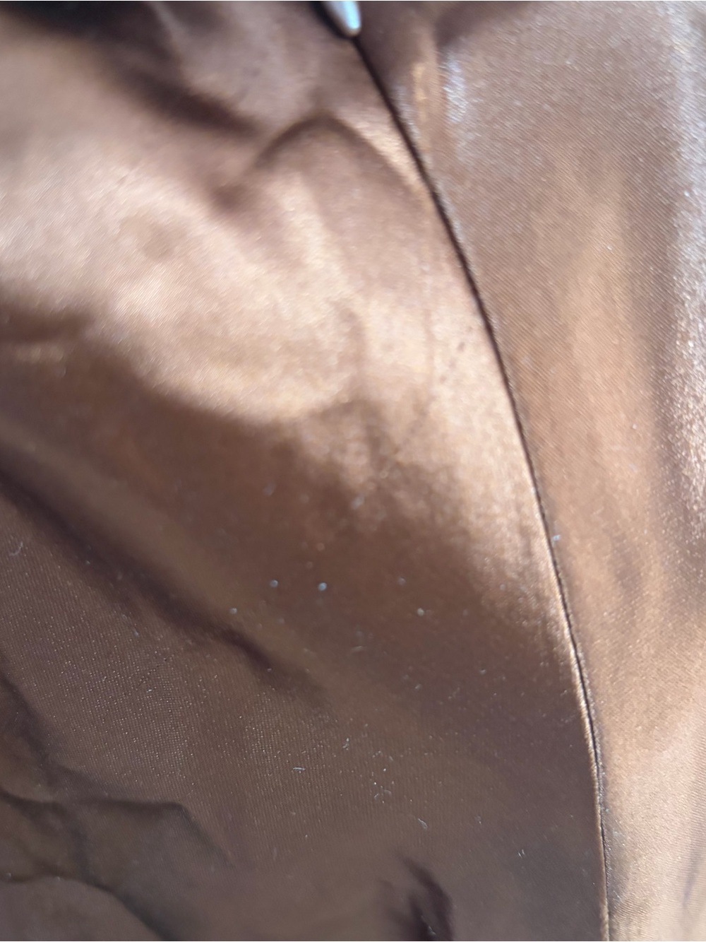 Lulus Beyond Classy NWT size Small Brown Satin Halter Mini Dress - Picture 6 of 15